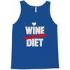 wine diet challenge accepted Tank Top