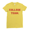 College Team Ladies Fitted T-Shirt
