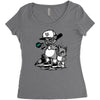 vandal squad Women's Triblend Scoop T-shirt