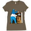 bad diet Ladies Fitted T-Shirt