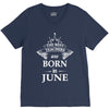 The best teachers are born in June V-Neck Tee