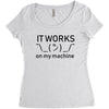 my machine Women's Triblend Scoop T-shirt