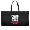 Plays With Cars Weekender Totes