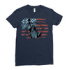us flag Ladies Fitted T-Shirt