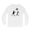 banksy kids play t.v. ball Long Sleeve Shirts