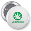 vegetarian sweet leaf Pin-back button