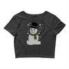 christmas snowman Crop Top