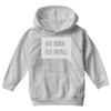 no ban no wall Youth Hoodie
