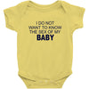 jacksons button Baby Bodysuit