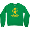 peanut butter jelly time banana Crewneck Sweatshirt