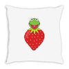 Kermit Strawberry Throw Pillow