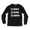golfing dad uncle Long Sleeve Shirts