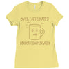 over caffeinated (2) Ladies Fitted T-Shirt