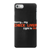 check liver light is on iPhone 7 Case