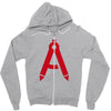 alphabet Zipper Hoodie