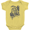 wolf princess warrior Baby Onesie