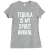 tequila is my spirit animal Ladies Fitted T-Shirt