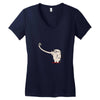lonely traveller Women's V-Neck T-Shirt