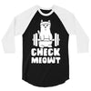 gym cat workout 3/4 Sleeve Shirt