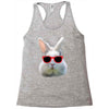 Easter Bunny Face Too Hip To Hop Racerback Tank