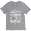 And 8th Day God Look Down So God Made A Gemini Girl V-Neck Tee