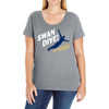 swan dive Ladies Curvy T-Shirt