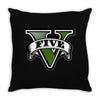 five logo Throw Pillow