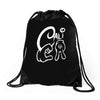 california love cali finger sign Drawstring Bags