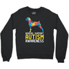 boxers support autism awareness Crewneck Sweatshirt