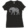 elephant filled5 cool Ladies Fitted T-Shirt