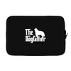 the dogfather cavalier king charles spaniel white Laptop sleeve