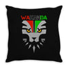 redesignsideas for the flag of wakanda Throw Pillow