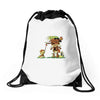me and mr Drawstring Bags