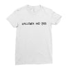 hallowee and boo Ladies Fitted T-Shirt