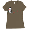 sad psycho Ladies Fitted T-Shirt
