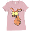 zombie bunny Ladies Fitted T-Shirt