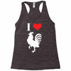 i love cock Racerback Tank