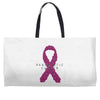 pancreatic cancer Weekender Totes