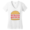 Burger Queen Veggie Women's V-Neck T-Shirt