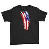 july 4th flag Youth Tee
