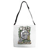 nuts about bikes Adjustable Strap Totes