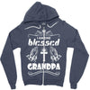 I Am One Blessed Grandpa Zipper Hoodie