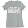 my uke calls me senpai Ladies Fitted T-Shirt