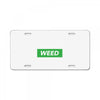 Weed Hypebeast License Plate