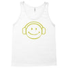 smiley dj techno,club,dance,music,rave retro Tank Top