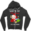 baby 1st christmas Zipper Hoodie