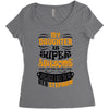 My Daughter Is Super Awesome Her Stepmom Women's Triblend Scoop T-shirt