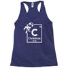 christmas periodic table of elements Racerback Tank