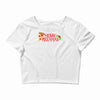 merry pizzamas 3 Crop Top