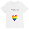 Worth The Wait Rainbow V-Neck Tee